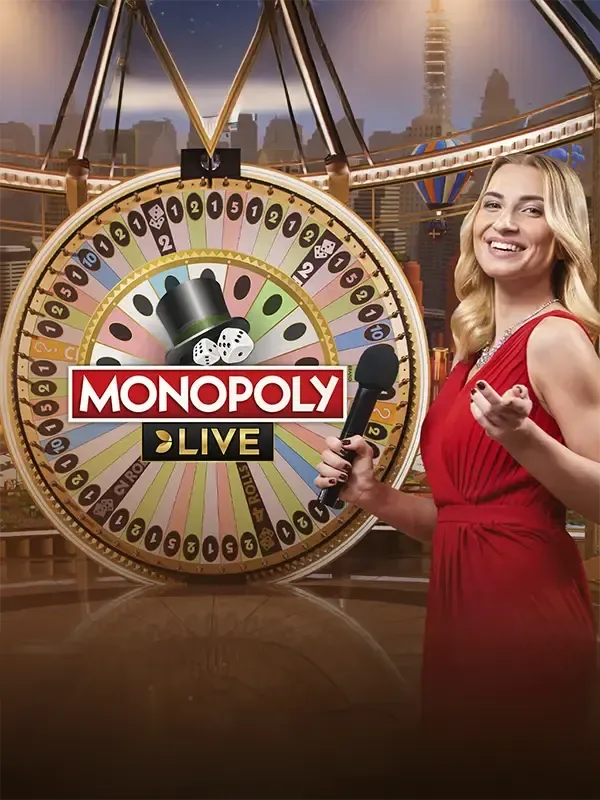 Monopoly Live game show tile at Realz Casino