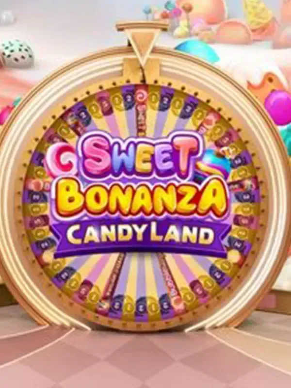 Sweet Bonanza Candyland live game show tile at Realz Casino