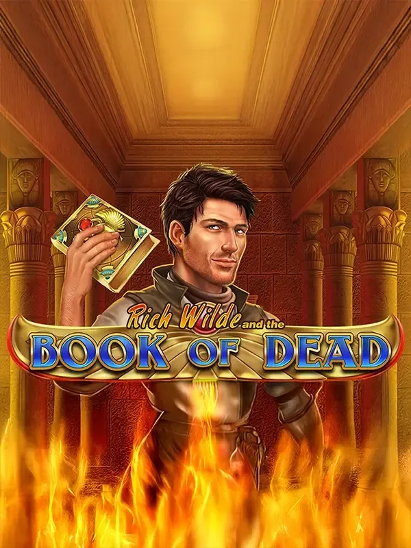 Book of Dead pokie tile at Realz Casino